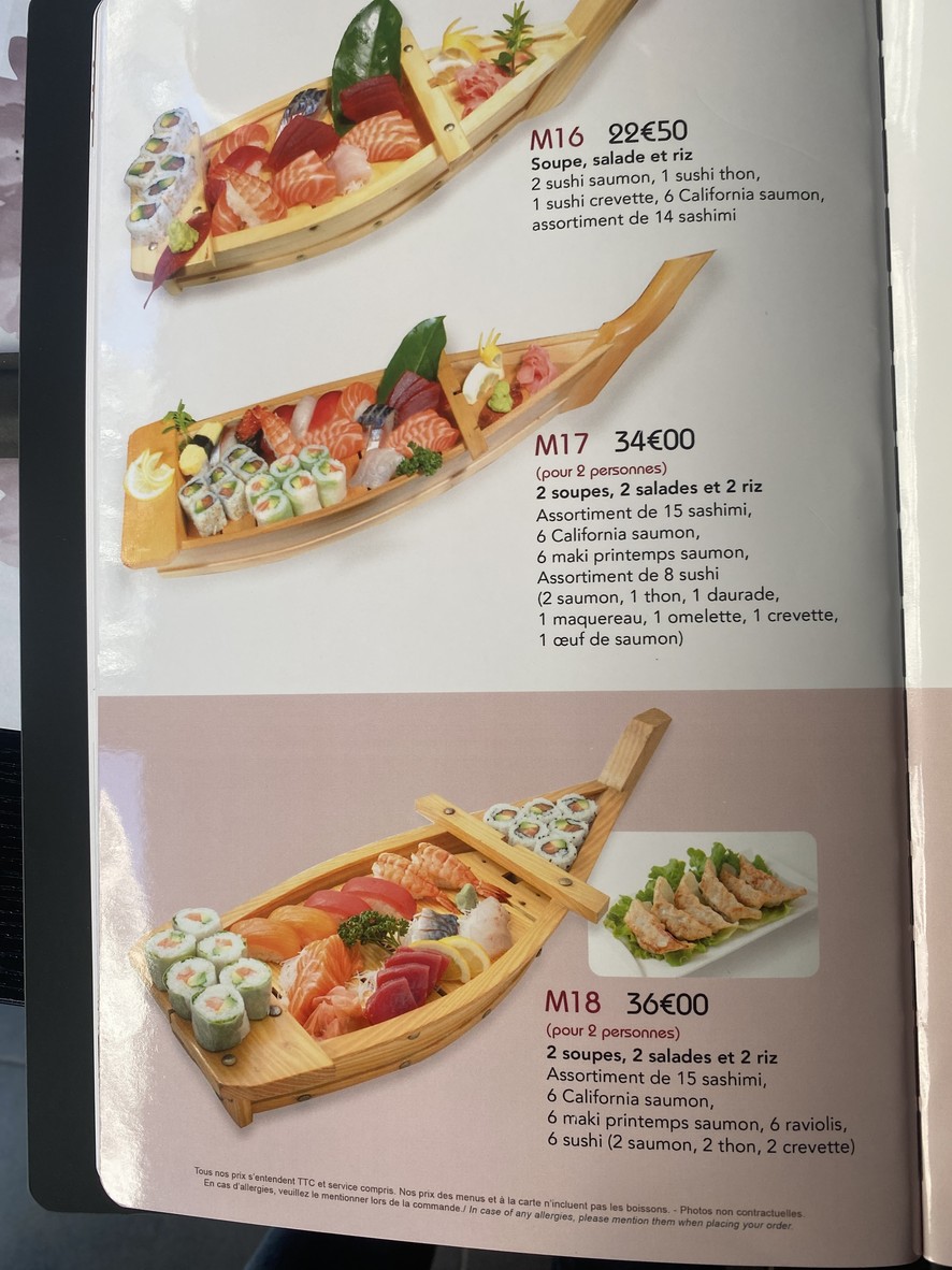 Sushi Maydo menu 4