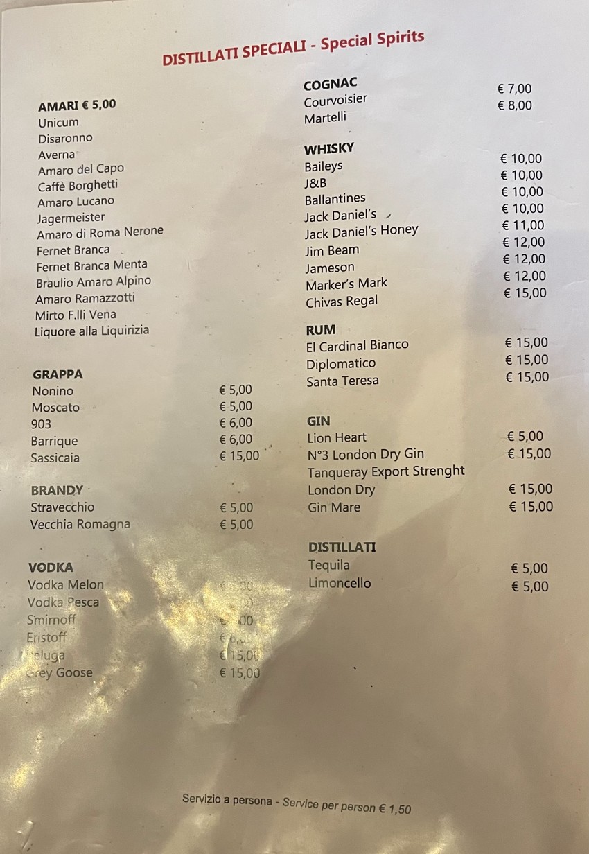 La locanda del tempio menu 5