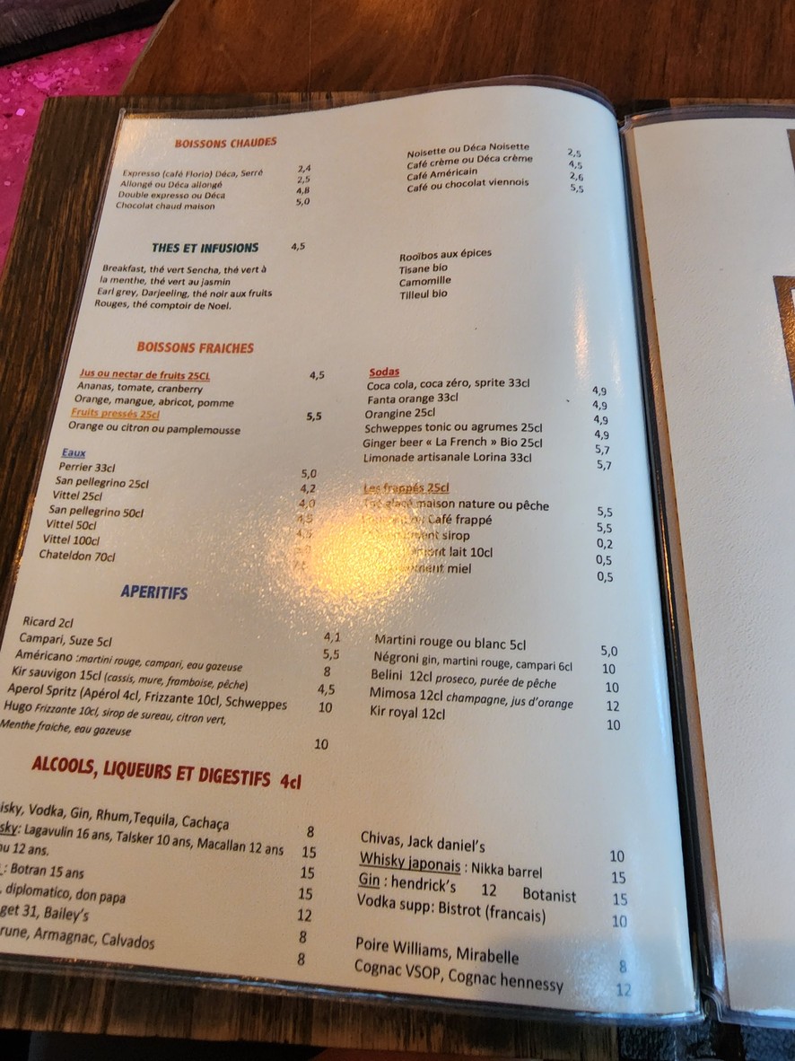 El Punto de Unión menu 3
