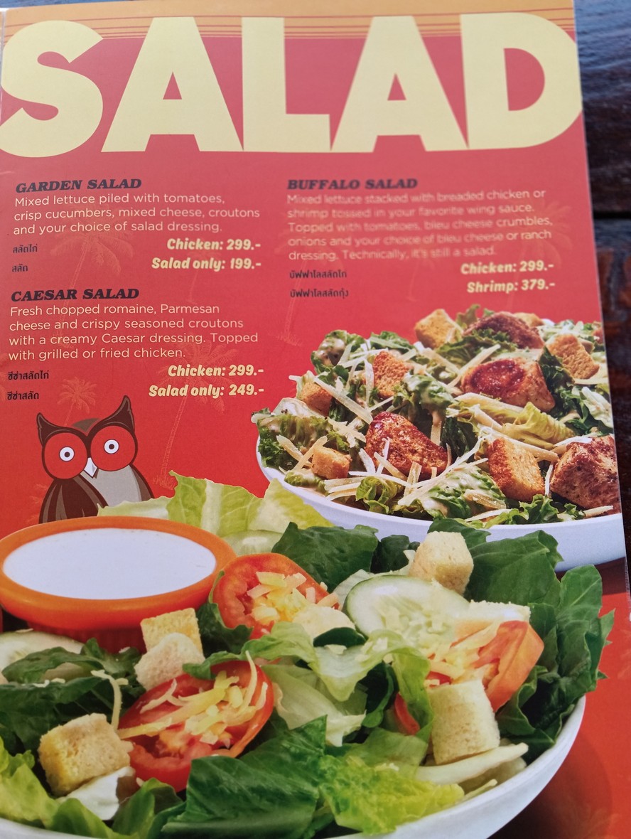 Hooters Nana | American Restaurant & Sports Bar menu 2