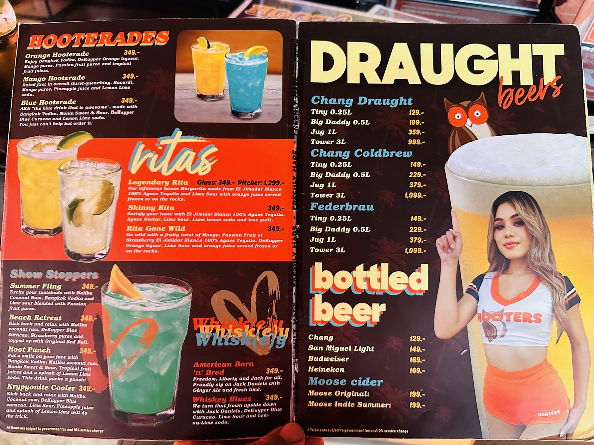 Hooters Nana | American Restaurant & Sports Bar menu 6