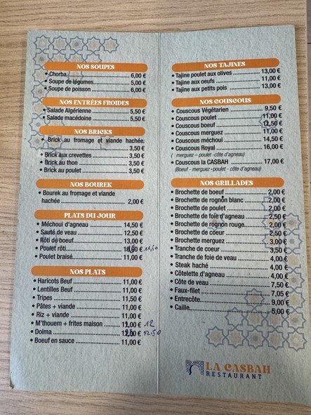 Restaurante la casbah