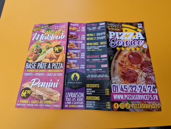 Ta5ty Pizza Paris 15 ème