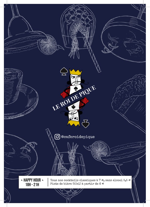 BRASSERIE LE ROI DE PIQUE menu 1