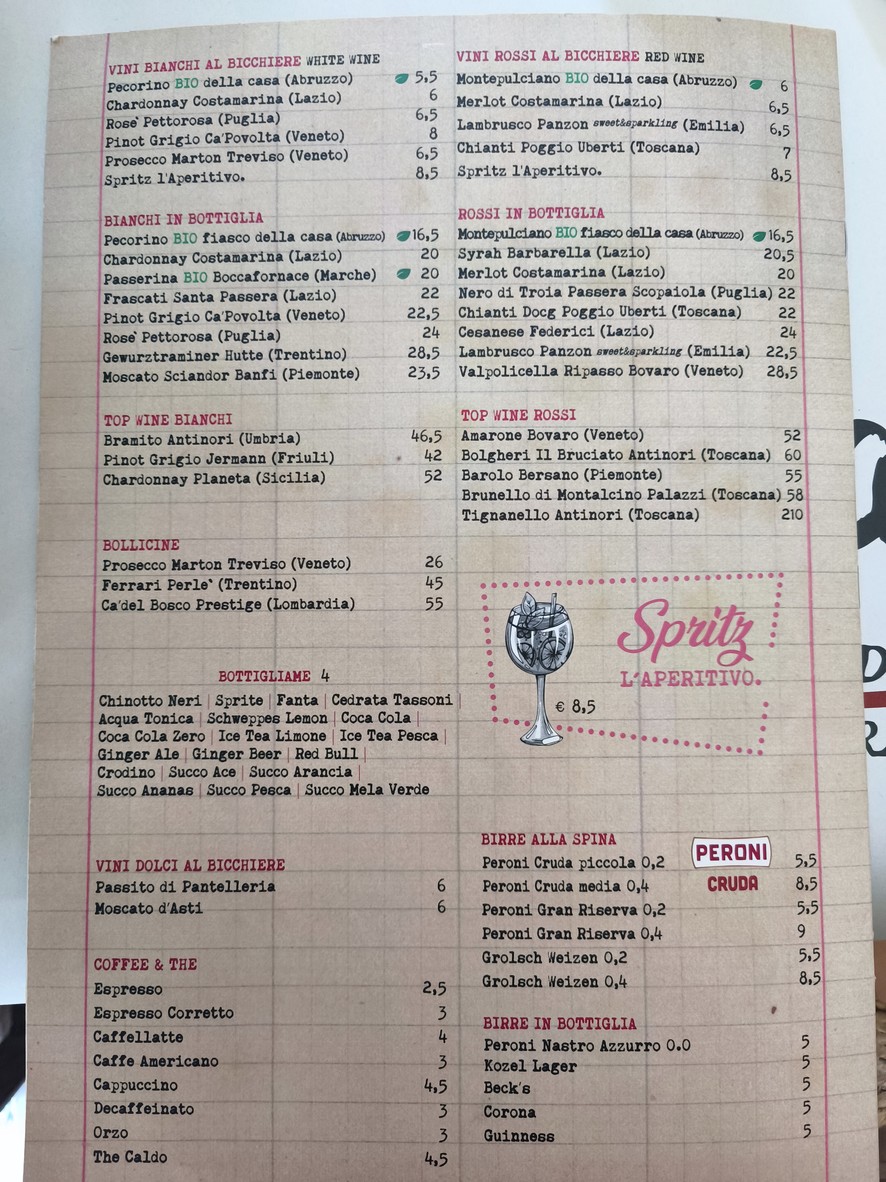 Nannarella menu 4