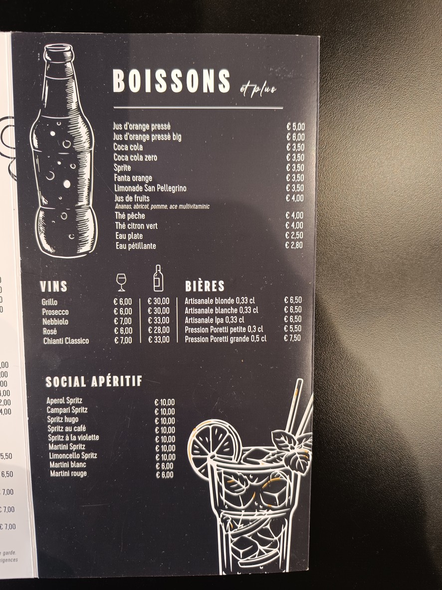 Costadoro Social Coffee menu 3