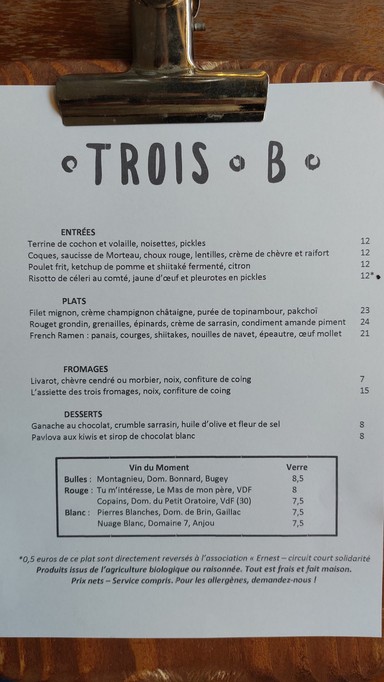 Restaurant Trois B