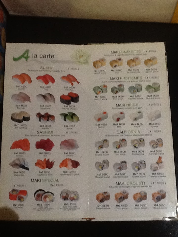 Osaka menu 2