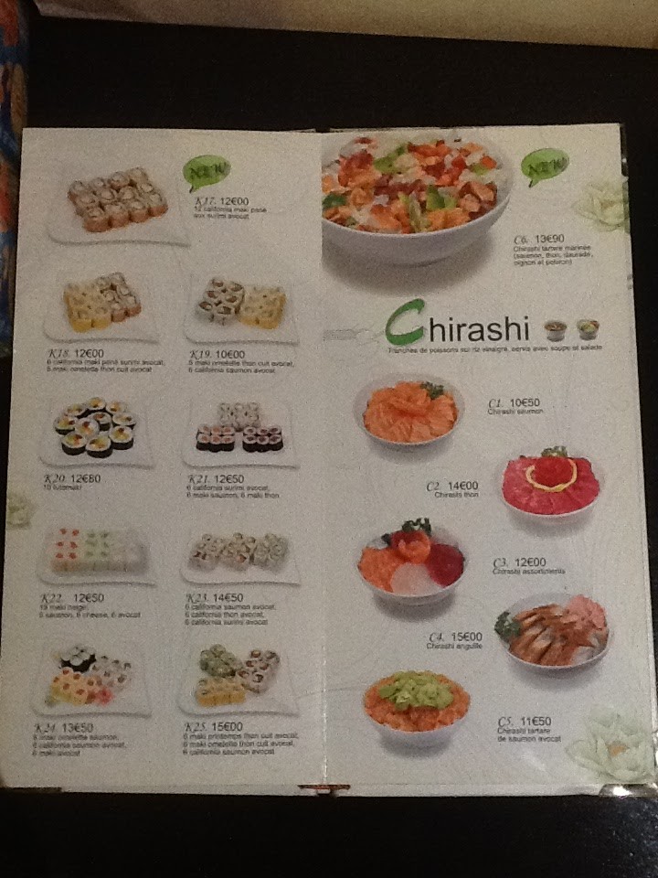 Osaka menu 3