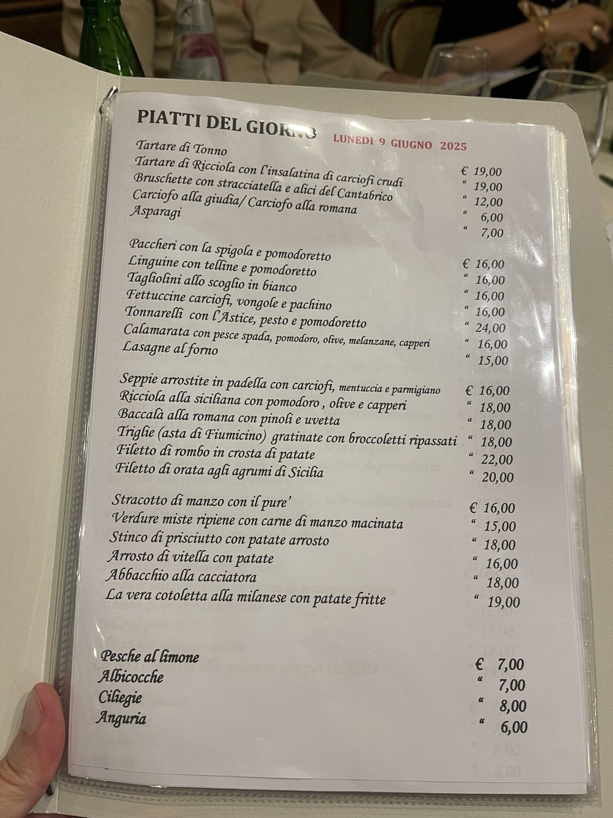 Il Focolare menu 1