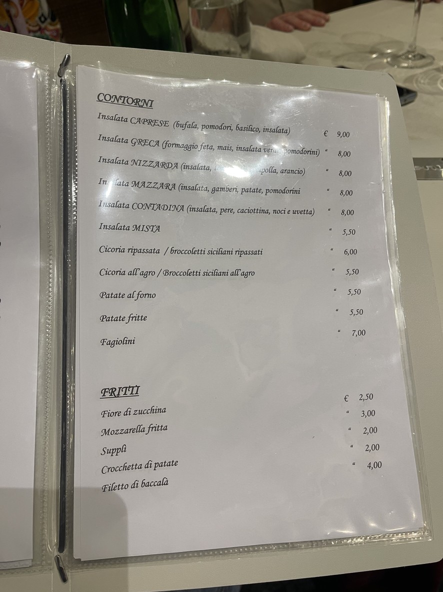 Il Focolare menu 3