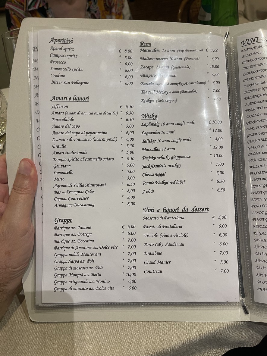 Il Focolare menu 5