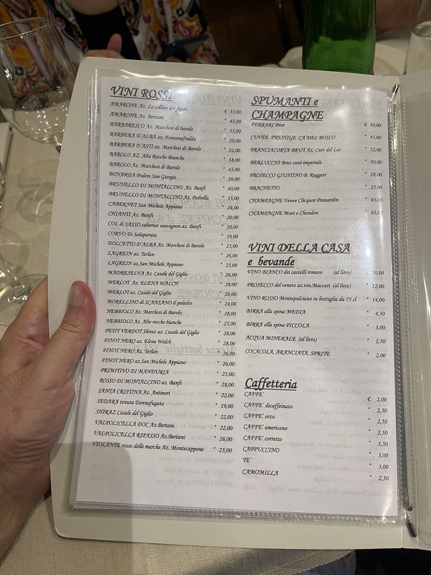 Il Focolare menu 6