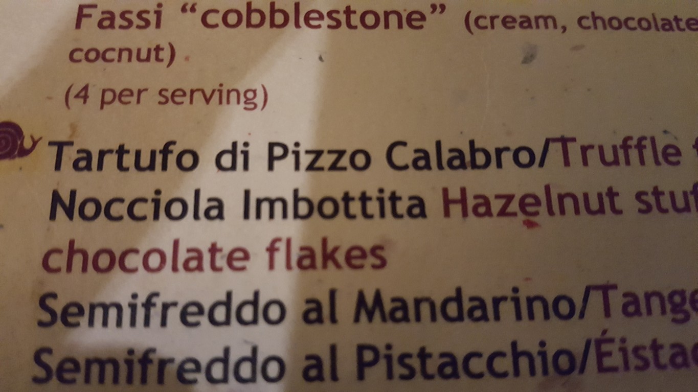Mastro Giorgio menu 1