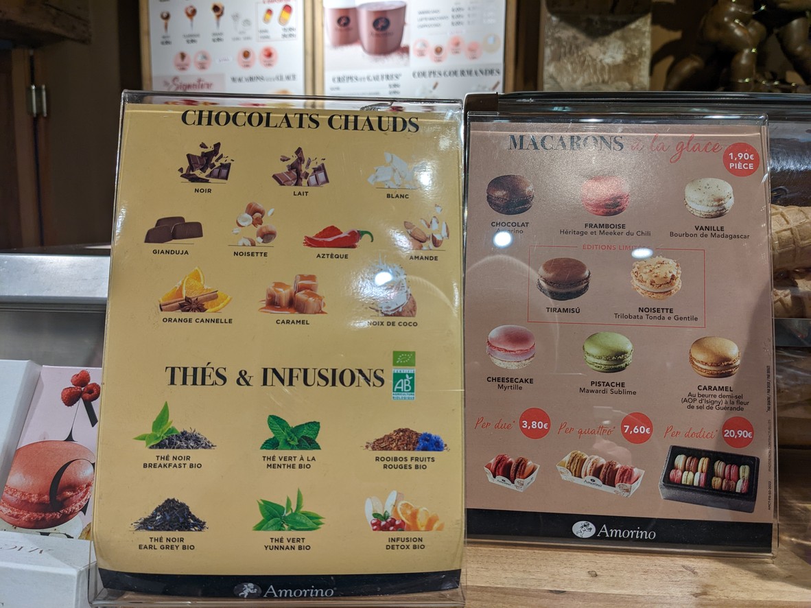 Amorino Gelato - Paris L'île Saint Louis menu 2