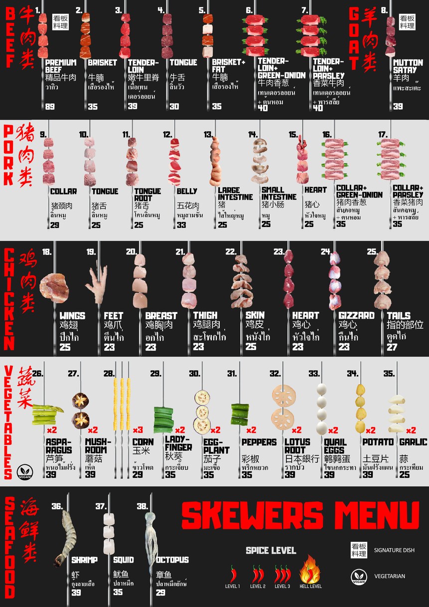 GRILL IN BANGKOK menu 3