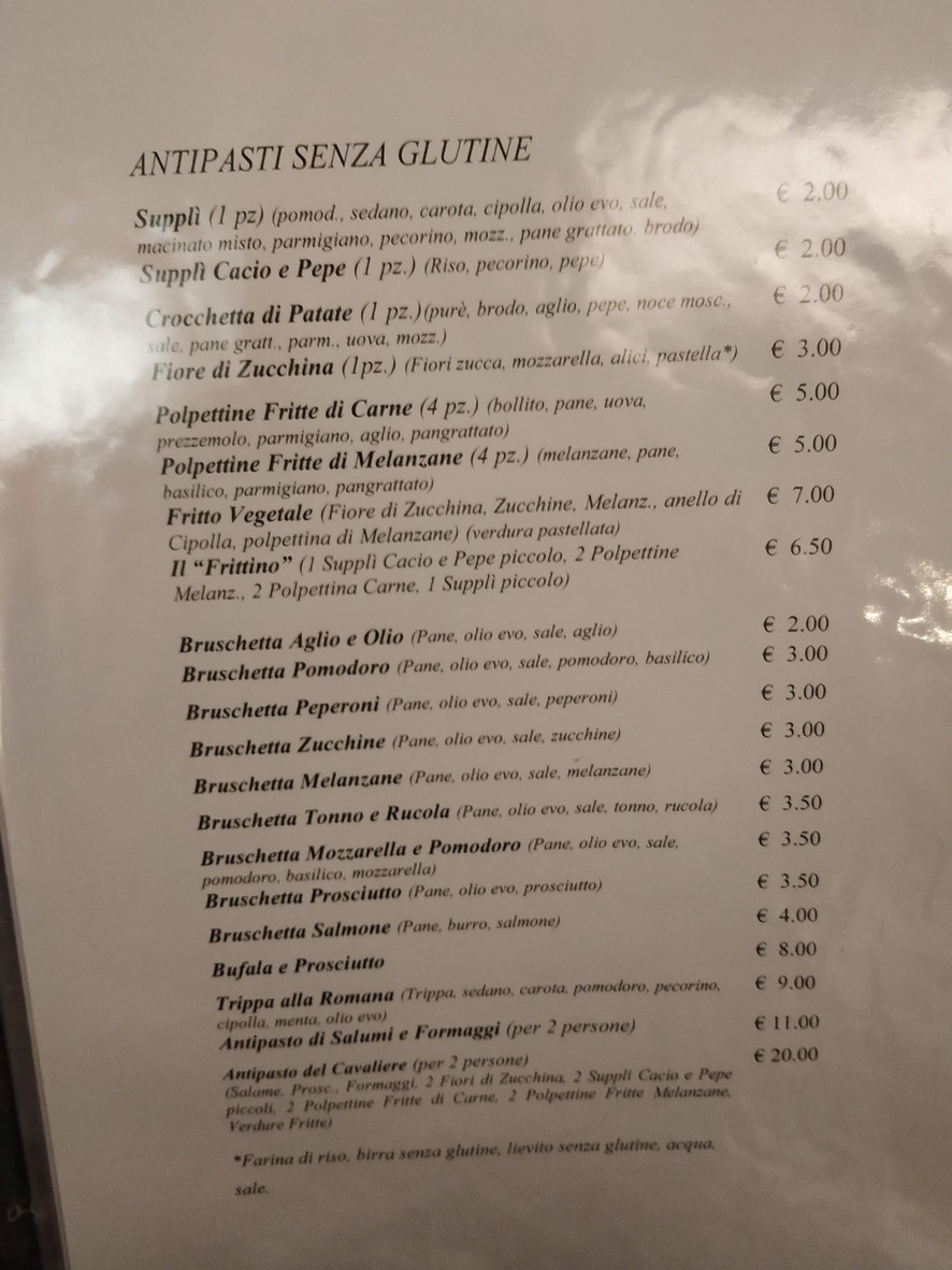 Pizzeria-Ristorante Il Cavaliere menu 2
