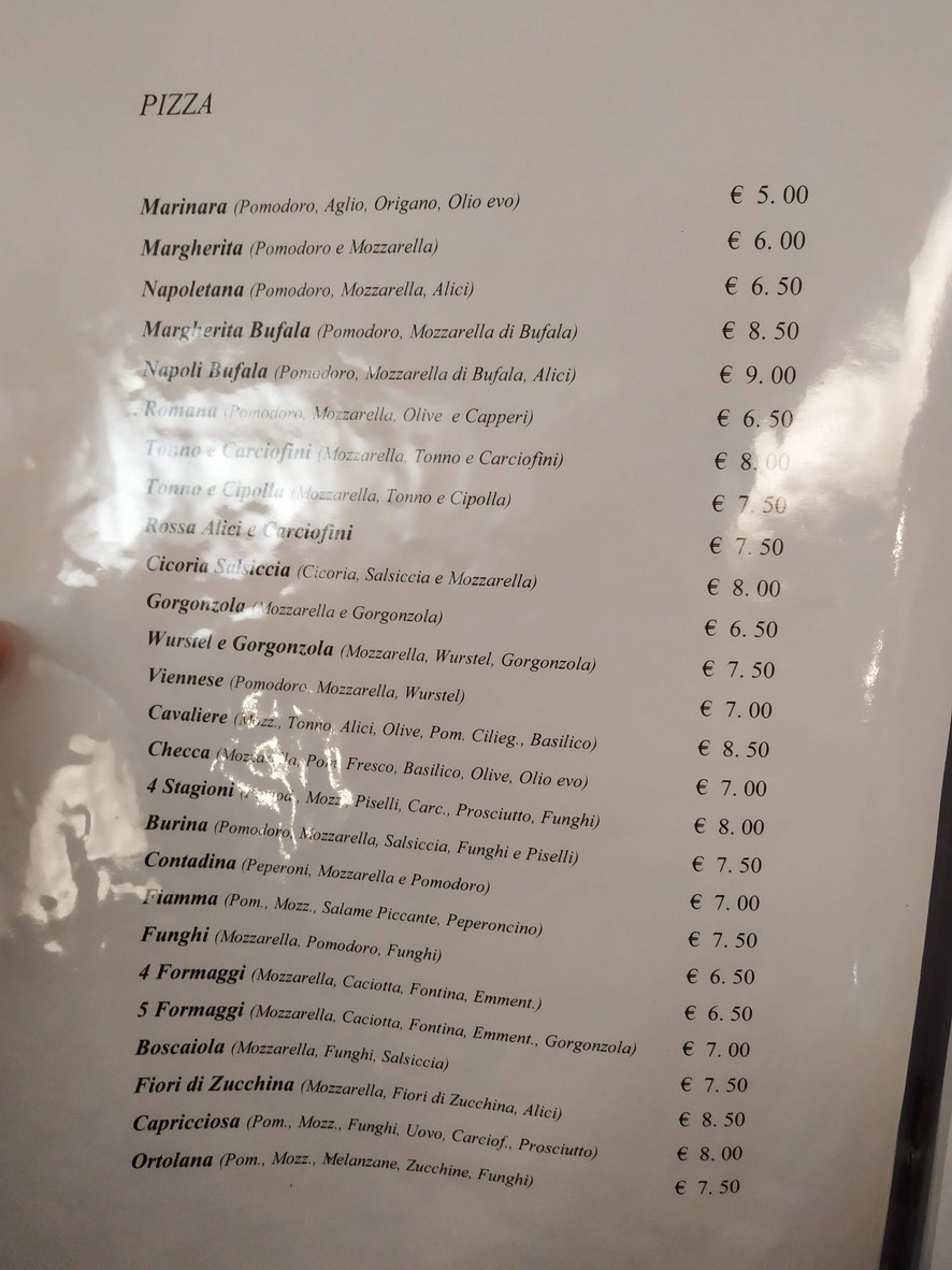 Pizzeria-Ristorante Il Cavaliere menu 3