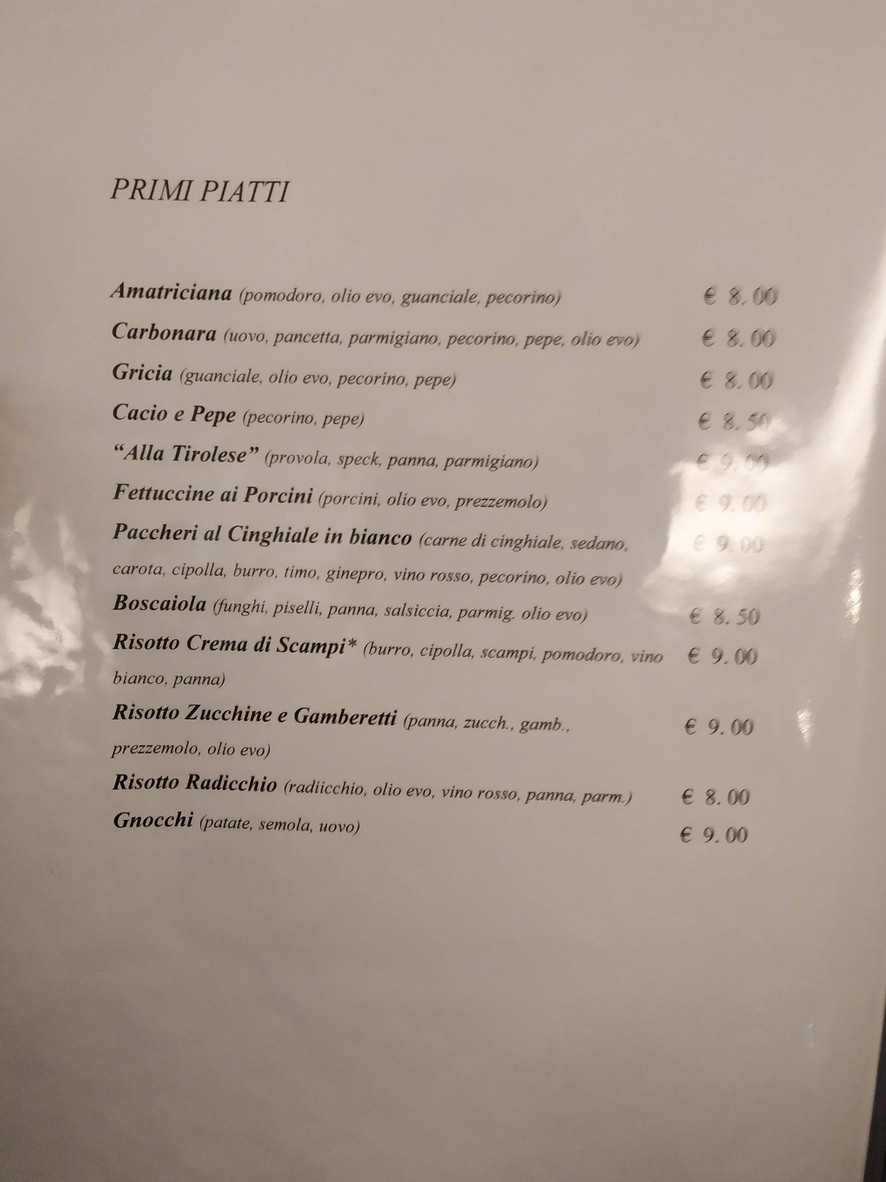 Pizzeria-Ristorante Il Cavaliere menu 5