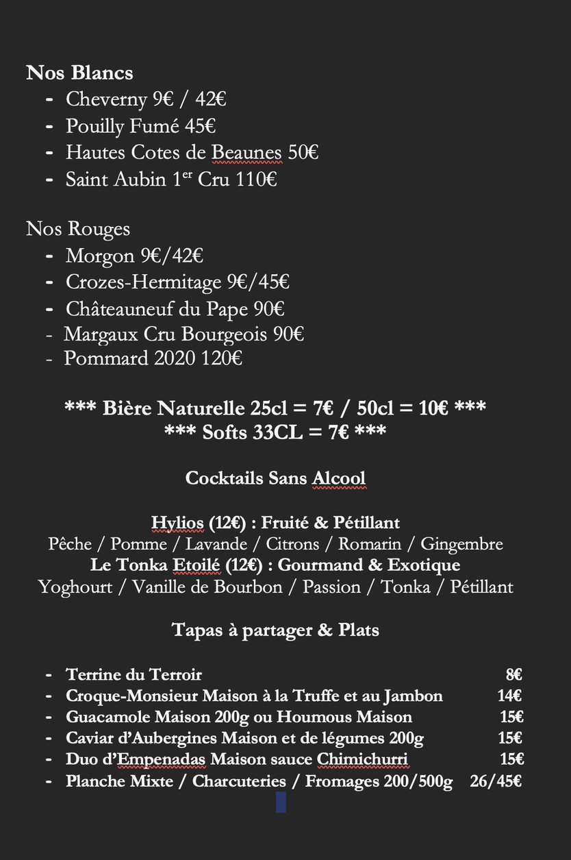 Le 153 menu 2