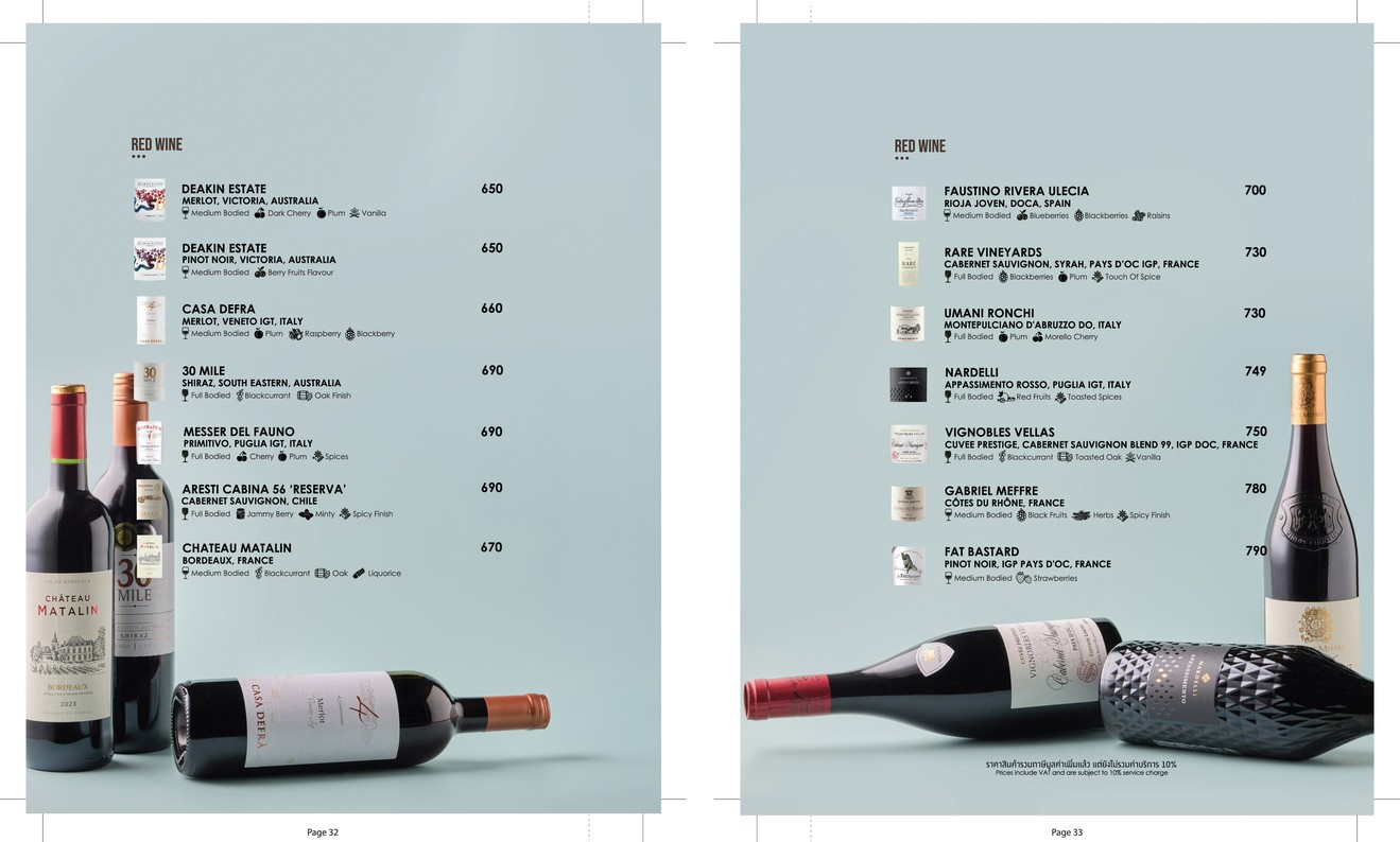 Wine Connection menu 4