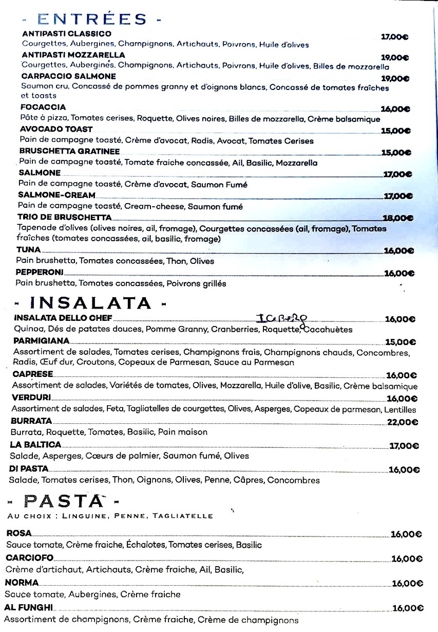 Il Nuovo - Italian & Cosy menu 1