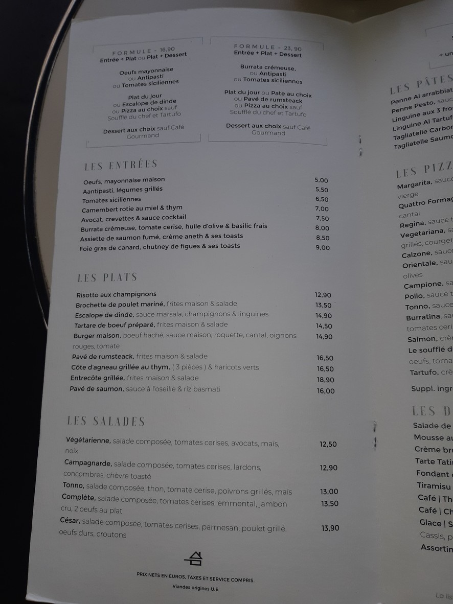Romy's Bar Restaurant menu 2