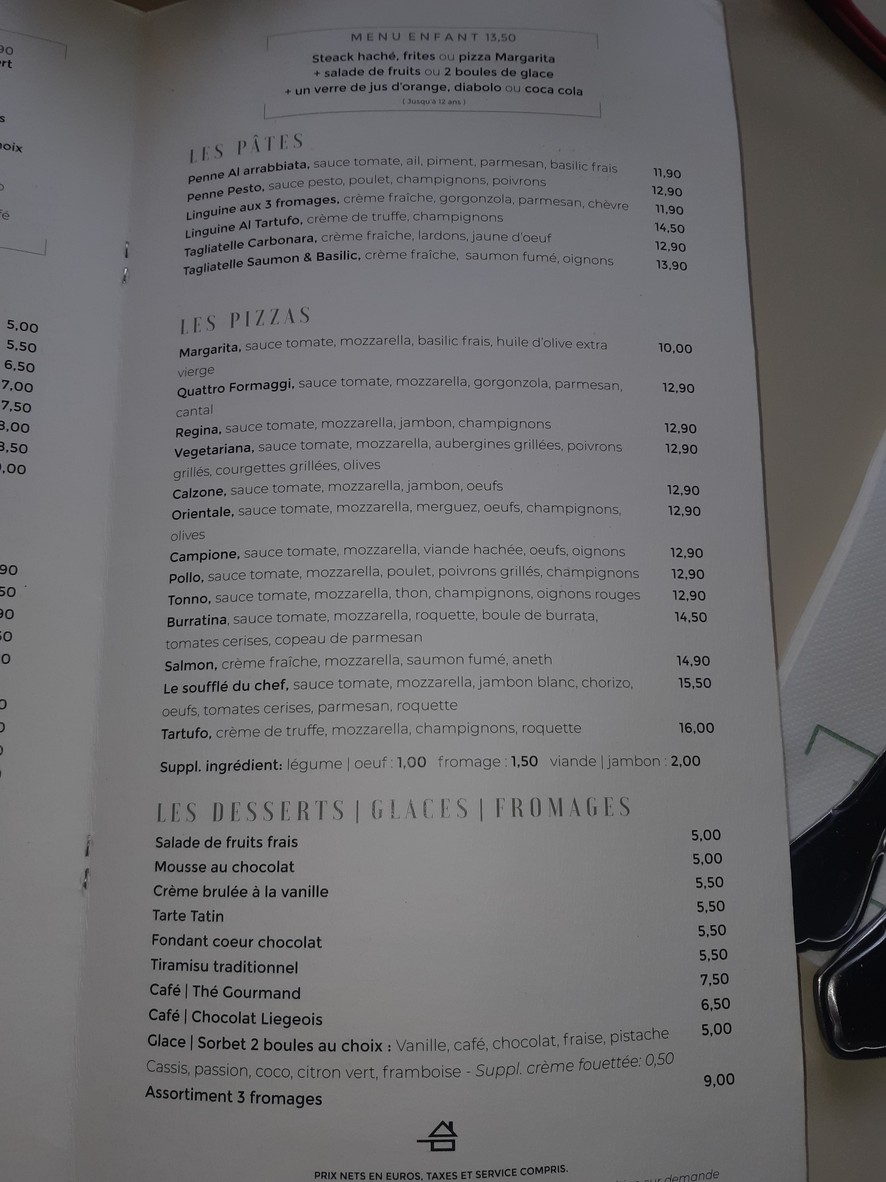 Romy's Bar Restaurant menu 3