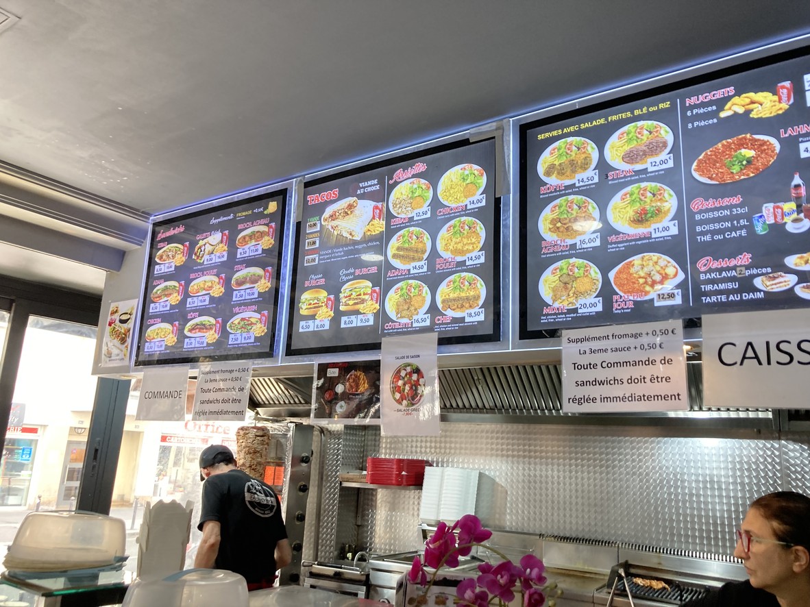 Bosphore Maison artisanale du Kebab menu 3