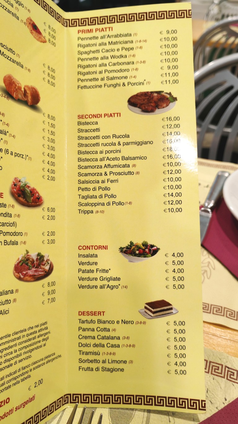 Ristorante - Pizzeria Il Pomo D'oro Roma menu 3