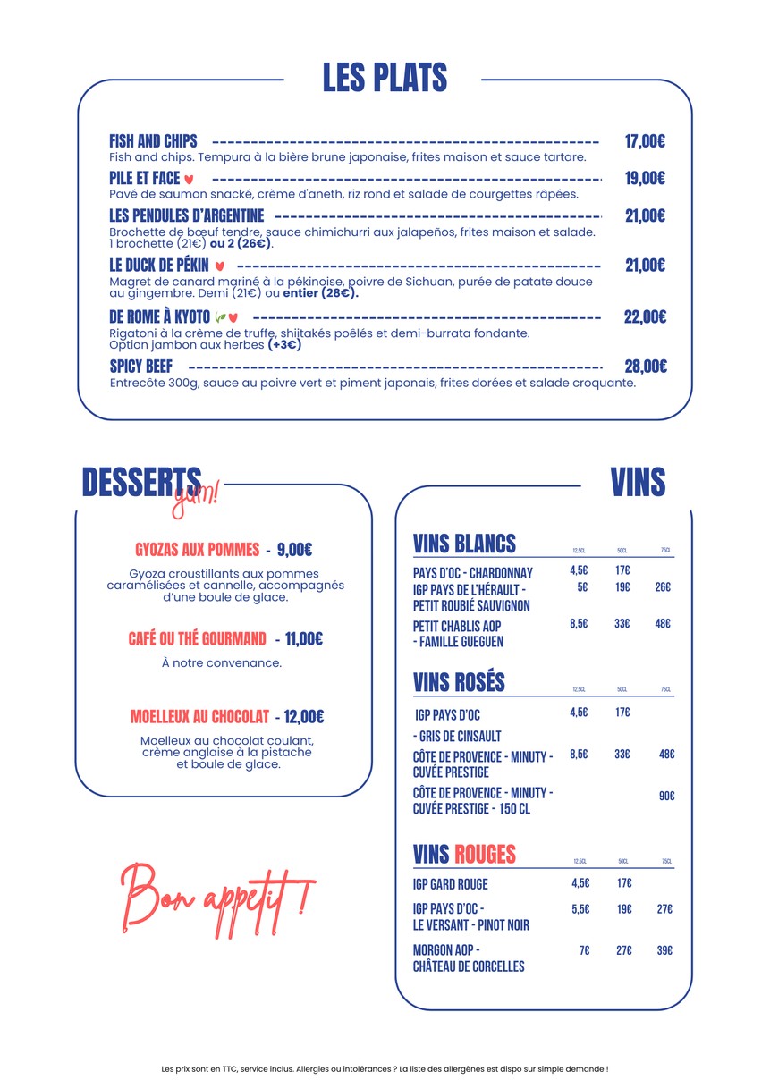 Guru Paris menu 3