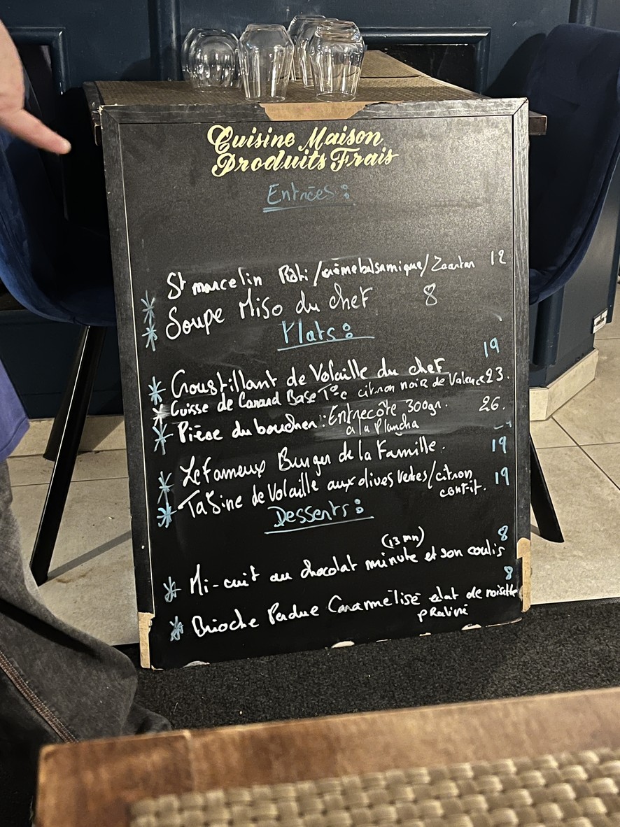 La famille & cie menu 1