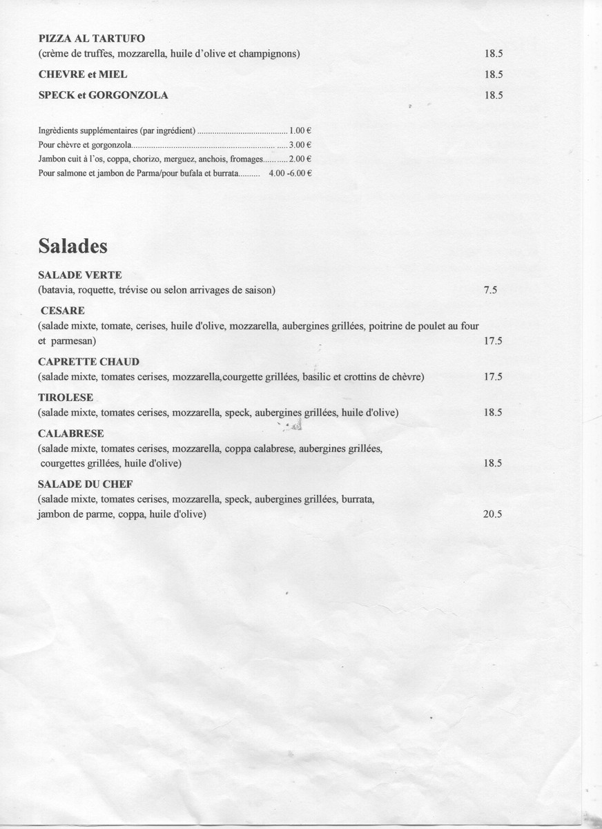 Vice Versa · 意大利餐厅，品质卓越 menu 5