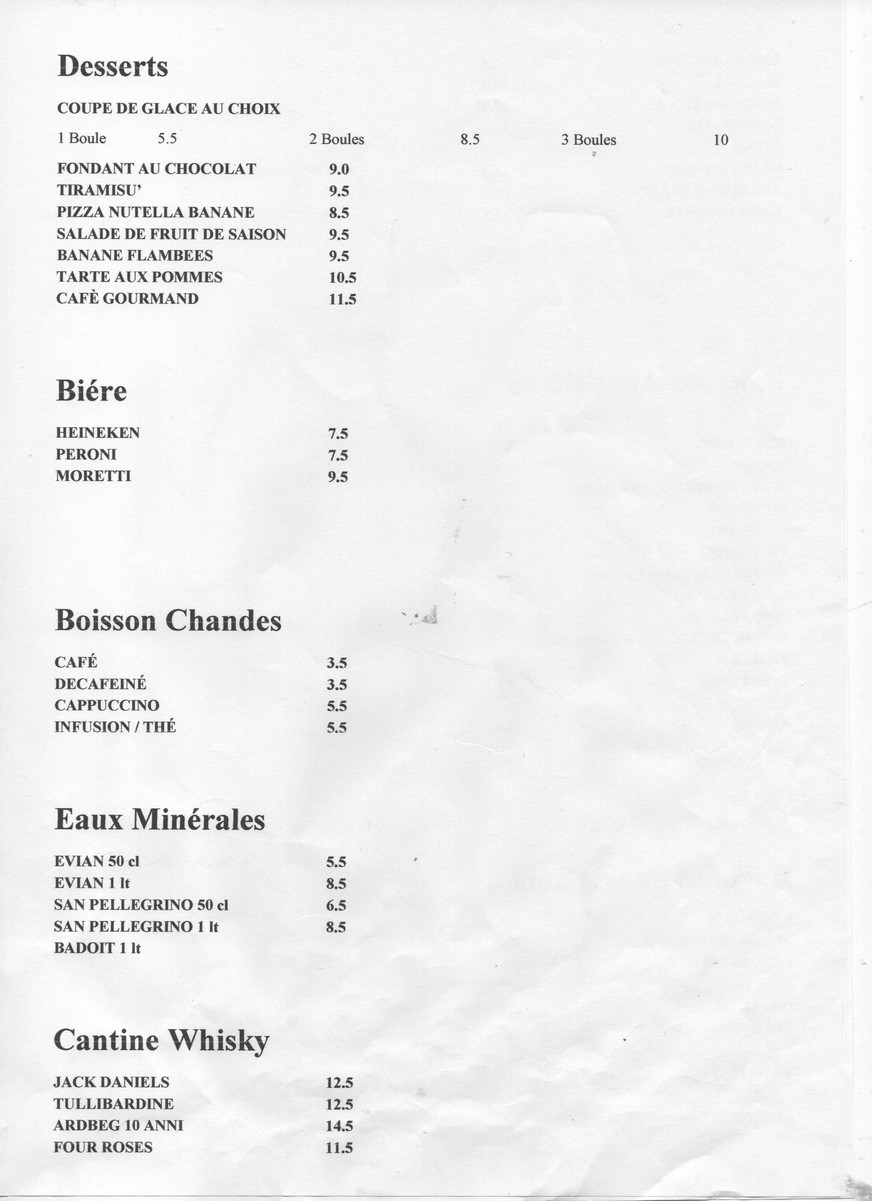 Vice Versa · 意大利餐厅，品质卓越 menu 6
