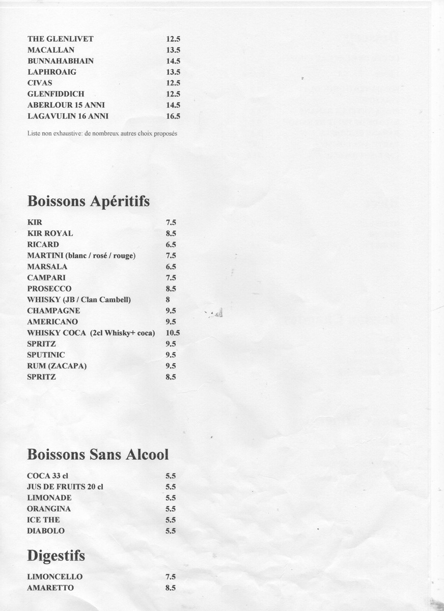 Vice Versa · 意大利餐厅，品质卓越 menu 7
