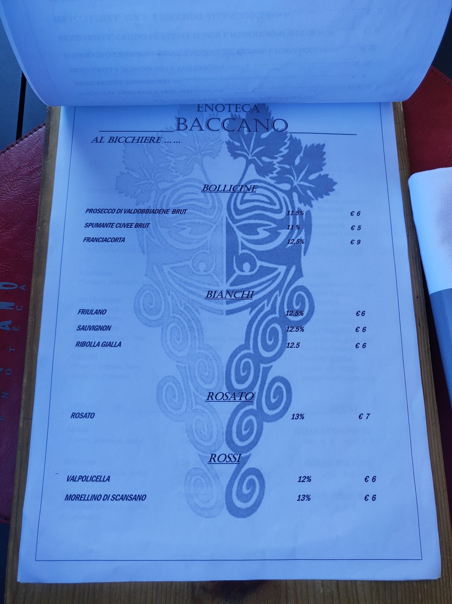 Enoteca Baccano Roma menu 4