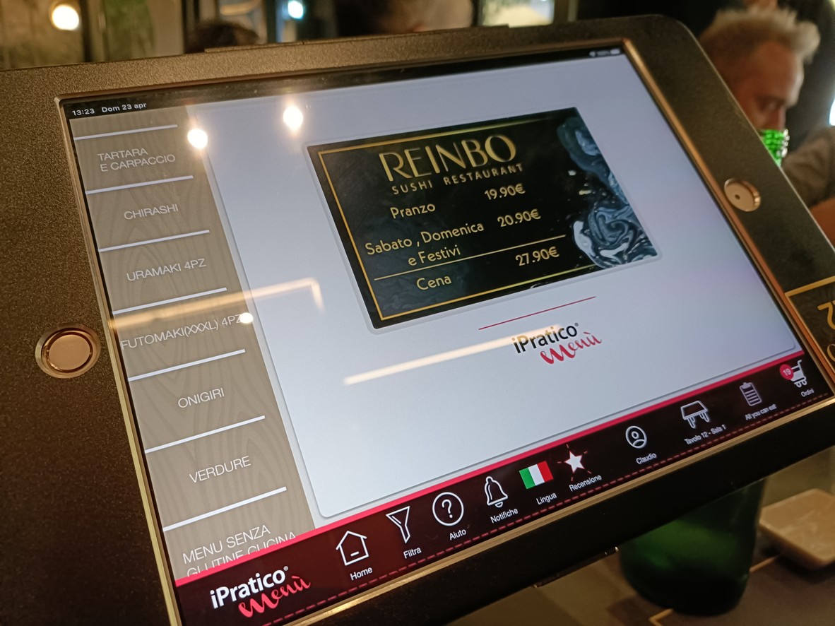 Ristorante Giapponese Reinbo menu 1