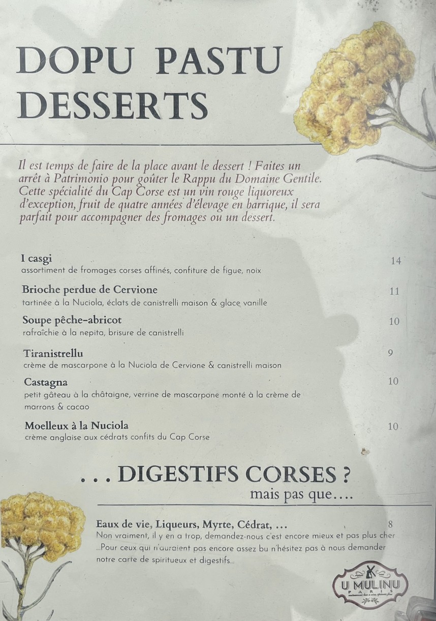 U Mulinu menu 4