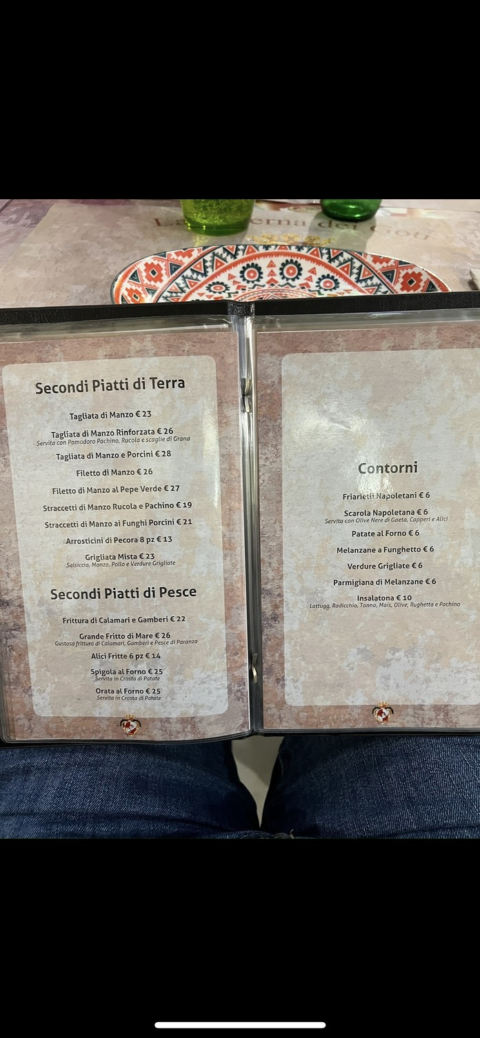 La Taverna dei Goti Ristorante Pizzeria Napoletana menu 2