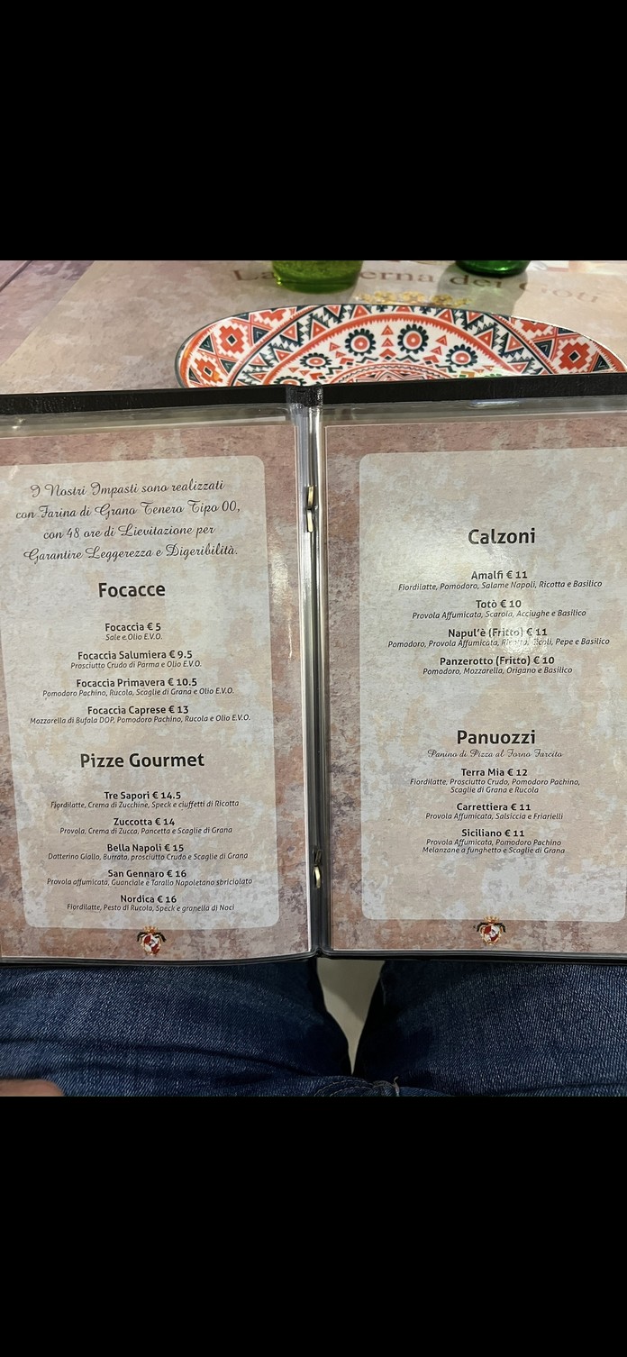 La Taverna dei Goti Ristorante Pizzeria Napoletana menu 4