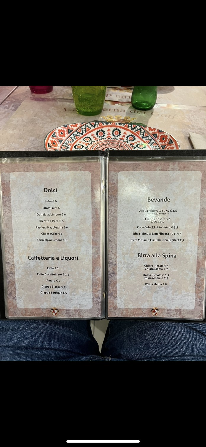 La Taverna dei Goti Ristorante Pizzeria Napoletana menu 5