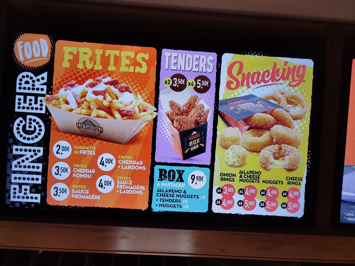 O'Tacos menu 2