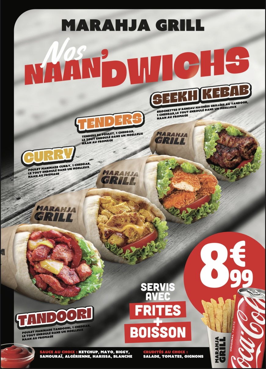 Marahja Grill menu 1