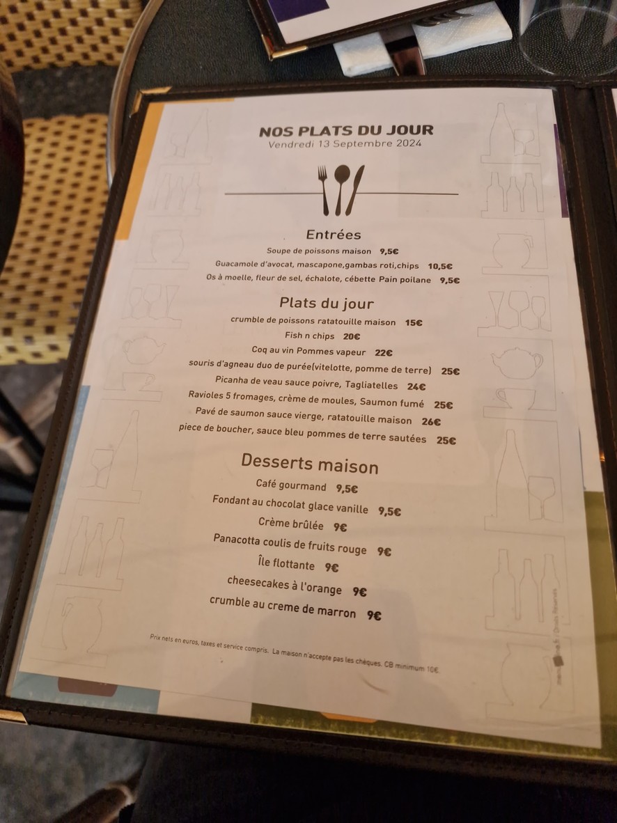 L'Oustal menu 3