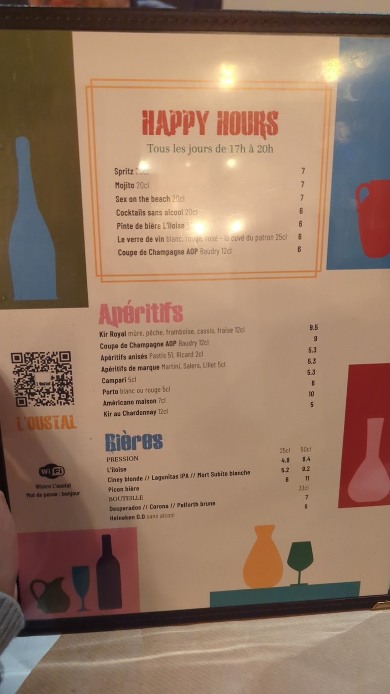 L'Oustal menu 7