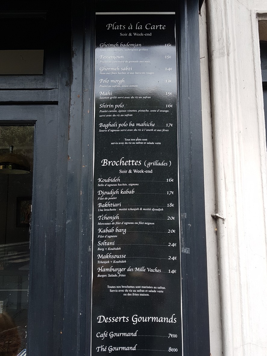 Le Plateau des Mille Vaches menu 4