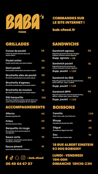 BABA's FOOD