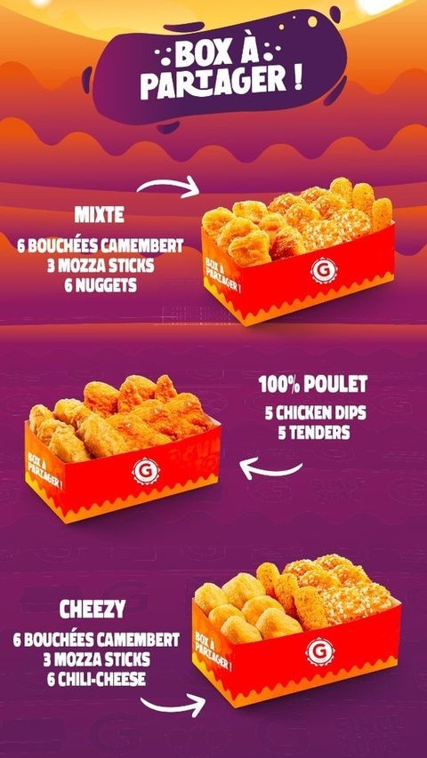G La Dalle menu 2