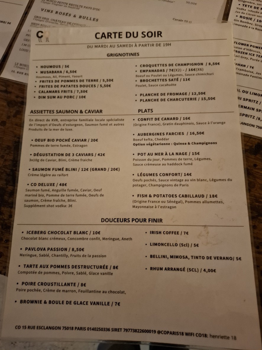 Co menu 1
