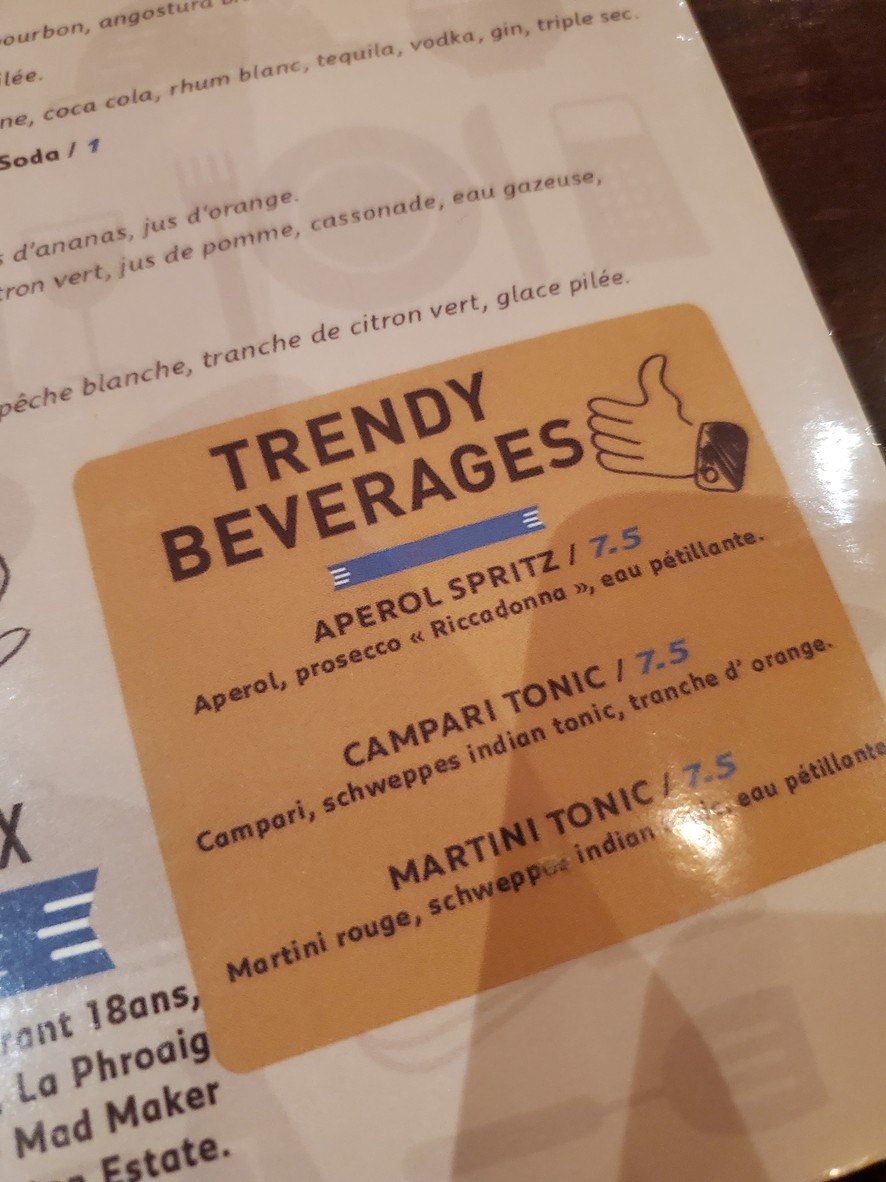 L'Alouette menu 2